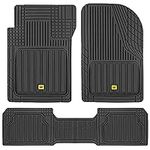 Cat® ToughLiner™ Rubber Car Floor Mats for Auto Truck SUV & Van, Full Custom Trim to Fit Liners, Advanced Performance Heavy Duty Odorless Car Mats, All Weather Protection, Black
