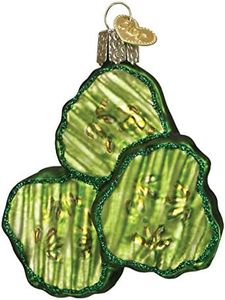 Old World Christmas Ornaments: Pickle Chips Glass Blown Ornaments for Christmas Tree