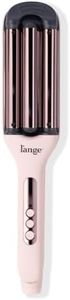 L'ANGE Hair Le Vogue Titanium Deep Waver Blush | | Titanium 3 Barrel Waving Tool | 10-Second Smart Timer for Easy Styling | Adjustable Temperature: 250-450°F