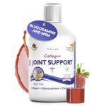 Swedish Nutra - Joint Support Collagen - Pack of 500ml, 33 Day Supply | Berry Flavour | with Glucosamine & MSM | 100% Natural Flavour, Sugar & Gluten Free | High Absorption Rate