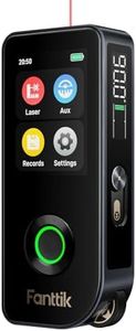 Fanttik A11 Ultra 3-in-1 Laser Measuring Tool, 197Ft Digital Laser Distance Measure with IPS Touch Screen & Side LCD, Wheel Roller & 3-Axis Digital Level, Rechargeable for Home DIY & Indoor Projects