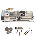 INTBUYING Metal Lathe 8"x16" Mini Lathe Machine Metal Turning Lathe Benchtop Lathe 2500 RPM Variable Speed Mini Lathe Metal with 900W Brushless Motor 110V