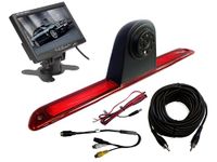 Dolphin Automotive Rear High Level Brake Light Reversing Camera for Mercedes Benz Sprinter 2007 - Onwards & VW Crafter Van 2007-2015 (Camera & 7" Dash Monitor)