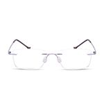 Redex Titanium Glasses Frame, Rimless Frameless Optical Eyewear Eyeglasses for Men and Women