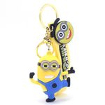 Upgrade your key game With Elegant Anime 3D rubber Key rings Featuring A long Bow Suitable For Car | Bike Key rings | Gifts | Novelty | Bag Charm| (Mini Dancing)