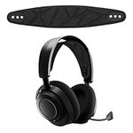 kwmobile Headband Pad Compatible with SteelSeries Arctis NOVA PRO/NOVA 7P / NOVA 7X Headphones - Elastic Nylon Replacement - Black