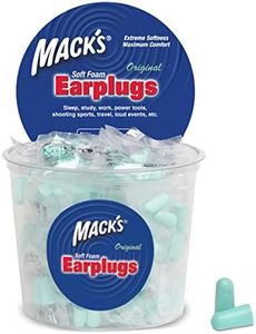 Mack's Original Soft Foam Earplugs -100 Pair - Individually Wrapped - 32dB Highest NRR, Comfortable Ear Plugs for Sleeping, Snoring, Work, Travel and Loud Events