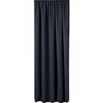 JEMIDI Curtain for Window - Blackout Curtains with Ruffle Tape for Curtain Rail Track Bedroom Living Room Windows