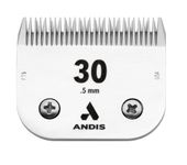 Andis CeramicEdge Carbon-Infused Steel Pet Clipper Blade, Size-30, 1/50-Inch Cut Length (64260)