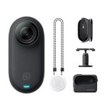 Insta360 GO 3 128GB – Vlogging Camera for Creators, Vloggers with Flip Touchscreen, Small, Light and Portable Action Camera, Hands-Free POV, Mount Anywhere, Stabilization, Remote Preview, Waterproof