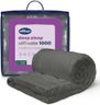 Silentnight 10cm Mattress Topper Double Bed Ultimate Deep Sleep - Luxury 4 Inch Thick Soft Mattress Enhancer Pad with Easy Fit Straps - Hypoallergenic & Machine Washable - 135x190cm - Double, Charcoal