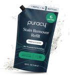 Puracy Stain Remover, Travel and Laundry Stain Cleaner for Clothes, Baby Essentials, Kids Stains, Oil and Fabric Spot Cleaner, (Stain Remover Spray, 48 fl oz)