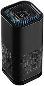 Car Air Purifier Ionizer, 3 Million Negative Ions for Smokers, 36dB Quiet Portable Ionic Air Purifiers for Room Removes Dust Pet Odors Pollen Household Small Fresh Air Maker (Black)