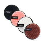 Earth Rhythm Reusable Multi-functional Makeup Removal Facial Cleansing Pads (Pack of 4) | Facial Makeup Remover, Eye Makeup Remover & Foundation Simple Makeup Remover | Safe for Dry & Sensitive Skin