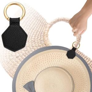 Magnetic Hat Clip for Travel, Stylish Hands-Free Bag, Purse, Luggage, and Backpack Clip-On Holder for Sun and Wide Brim Hats (Black)