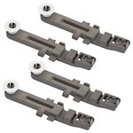 W10571738 Dishwasher Upper Dishrack Adjuster and Wheel Assembly Replacement for Whirlpool Maytag Dishwasher PS11756470, WPW10571738,AP6023130, 3449627 (4pack)