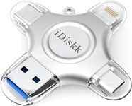 iDiskk 1TB USB Flash Drive, MFi Certified Photo Stick for iPhone 17/1615/14/13/12 Series, USB-C Memory Stick for iPad, Android, Mac and PC