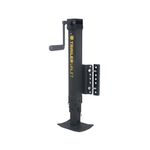 Trailer Valet TVJX7-S Jack with 7K Lifting Capacity– Drill-Powered Option, Includes Free TVDA Drill Attachment, Marine-Grade Material, Rust-Resistant Coating