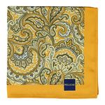 PELUCHE Paisley Print Flow Pocket Square For Men