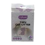 Cature Care by Nature Tofu Cat Litter Natural Flushable Clumping Liter Plant Based Biodegradable Ultra Odour Control 99% Dust Free Low Tracking Cat Litter (Lavender, 6L)