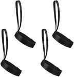 4 Pieces Sport Glove Strap Glove Leash Wrist Strap Ski Handcuff for Hanging Glove, Outdoor(Black)