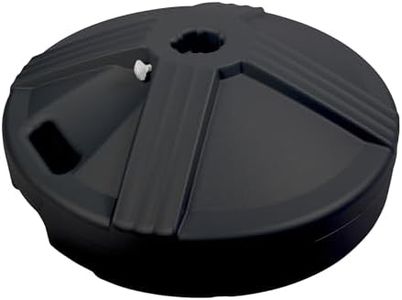 US Weight Patio Umbrella Base, Durable Outdoor Umbrella Base for Pairing with Patio Tables, Accommodates 1.0" - 1.5" Poles, Black, 50 Lbs