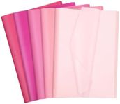120 Sheets Pink Tissue Paper for Gift Bags, Assorted Pink Gift Tissue Paper Bulk for Art Crafts Packaging Gift Wrapping Baby Shower Wedding Birthday Decorations, 14 x 20 Inch