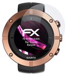 atFoliX Plastic Glass Protective Film compatible with Suunto Kailash Glass Protector, 9H Hybrid-Glass FX Glass Screen Protector of plastic