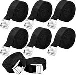 Dacitiery 8 PCS Ratchet Tie down Straps, 1m X 25mm 550lbs Heavy Duty Lashing Straps, 1m Ratchet Straps Adjustable Retaining Straps Tensioning Belts with Buckle for Vans, Motorcycle, Trucks,Trailer