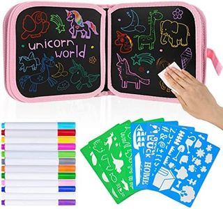 Flnlano Erasable Doodle Busy Books for Kids - Drawing Book for Boys Girls 3+ Year Old, Reusable Busy Board for Kids, Toddler Travel Toys for Ages 3 4 5 6, Writing Painting Set Toddler Preschool Gifts