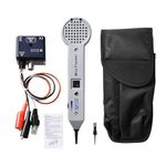 Tone and Probe Kit Wire Tracer and Circuit Tester Professional Tone Tracing Kit, Cable Tester Tone Generator Inductive Amplifier with Adjustable Volume