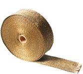 Pivalo PVUSWG1 Bike Exhaust Universal Silencer Wrap Heat Shield Protector with Clip Compatible for Classic Electra Standard Bullet (Golden, 3 Mtr)