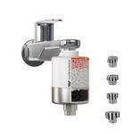 WaterScience Tap and Shower Filter For Hard Water | Water Softener For Bathroom | with Set of Metal Adaptors