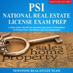 PSI National Real Estate License Exam Prep: A Study Guide with 465 Test Questions and Answers Explanations: 6 Practice Tests, 3 for Brokers and 3 for Salespersons