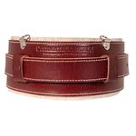 Occidental Leather Stronghold Comfort Belt System - Large, OxyRed - Wide 5” Belt for More Back Support - Heavy-Duty Buckles & Belt Loops to Minimize Bag Sliding - Made in USA