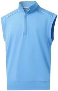 M MAELREG Quarter Zip Pullover Sleeveless Golf Vest For Men Lightweight Moisture Wicking Mens Outerwear Vests