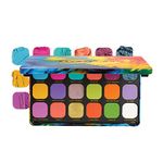 Makeup Revolution Forever Flawless Bird of Paradise Eyeshadow Palette | 18 Vibrant Tropical Shades in Mattes & Metallics | Bold Pigment, Easy Blend | Long-Lasting Glam