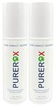 PUREROX disinfectant (4oz, 2pk) Eliminate 99.9999% viruses Norovirus, MRSA, Athlete Foot Fungus, Bacteria. Hospital Grade. Safe for Use Anywhere. No residue. No Rinse. Suitable for All Surfaces.