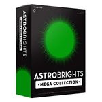 Astrobrights Mega Collection, Colored Paper, Ultra Green, 625 Sheets, 24 lb/89 gsm, 8.5" x 11" - MORE SHEETS! (91677)