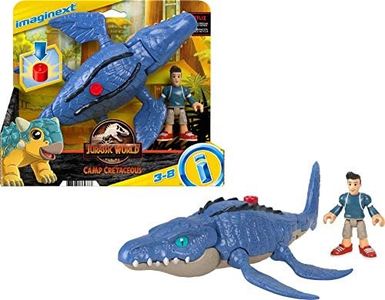 Fisher Price - Imaginext Jurassic World Camp Cretaceous Mosasaurus & Kenji