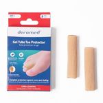 DERAMED® Gel Tube Toe Protector - Ribbed Mylar Coating (Large Size)