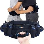 KkaFFe Gate Belt for Elderly with 7 Handles,Gait Belts Transfer Belt for Seniors, Adjustable Lift Belts for Elderly (27-45 inches) Quick Release Gait Belt，Patient Transfer Belt for Disabled