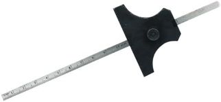 Silverline Depth Gauge 150mm (196600), Black and Silver