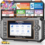 FOXWELL NT614 Elite OBD2 Scanner ABS SRS Transmission Diagnostic Tool with Oil Light & EPB Reset, Check Engine Code Reader, Airbag Car Diagnostic Scanner for All Cars [Eng.&SPA.Version]