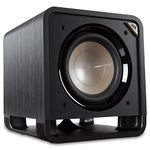 Polk Audio HTS 10 Powered Subwoofer | Power Port Technology | 10" Woofer, up to 200W Amp | Ultimate Home Theater Experience | Washed Black Walnut