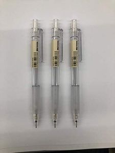 3SET Muji Polycarbonate Mechanical Pencil W - Rubber Grip