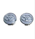 Auto-Ex Car Alloy Wheel Cap Wheel Hub Caps Centre Cover Compatible/Replacement for Etios/Etios Liva/Etios Cross/Corolla Altis (2 Pieces)