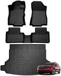 TripleAliners Trunk Mat & Floor Mats Full Set Compatible with 2025 Subaru Forester(All Models), All Weather TPE, Custom Anti-Slip (Floor Mats+Trunk Mat)