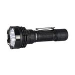 ACEBEAM Defender P18 Tactical Flashlight with Dual Tail Switch, 5000 High Lumens Flashlight Rechargeable, 688 Yards Long Throw Flashlight with Reverse Clip, Instant Strobe for Emergency, Security