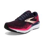 Brooks Women’s Ghost 16 Neutral Running Shoe - Peacoat/Raspberry/Apricot - 11 Wide